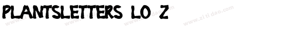 Plantsletters-LO2Z字体转换