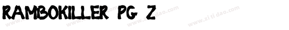 RamboKiller-pg2Z字体转换