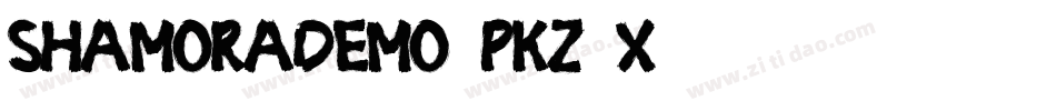 ShamoraDemo-PKZ2x字体转换