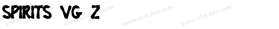 Spirits-VG2Z字体转换