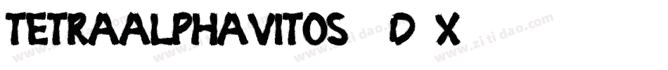 Tetraalphavitos-4D2x字体转换 Tetraalphavitos-4D2x字体转换