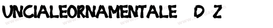 Uncialeornamentale-0d2z字体转换