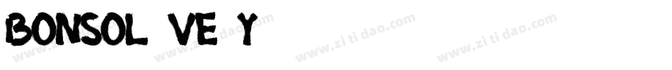 Bonsol-vE1y字体转换