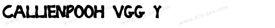 CallienPooh-VGG1y字体转换