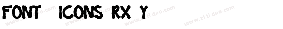 Font90Icons-rX1y字体转换
