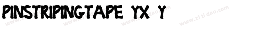 PinstripingTape-yx1Y字体转换