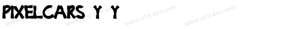 PixelCars-y1y5字体转换