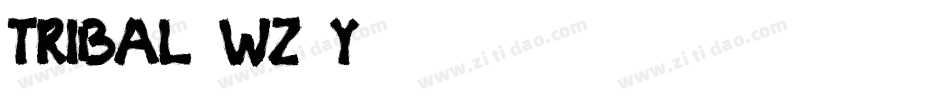 Tribal-WZ1Y字体转换