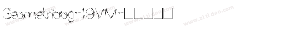 Geometricfog-19VM字体转换