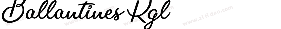 Ballantines-Rgl字体转换