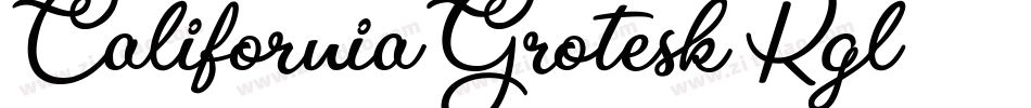 CaliforniaGrotesk-Rgl字体转换