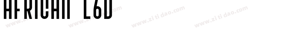 African-l6d字体转换