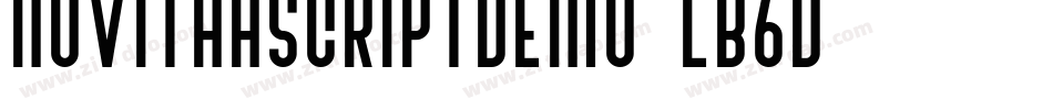 NovithascriptDemo-LB6D字体转换