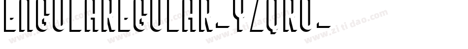 EngulaRegular-YzqRo字体转换