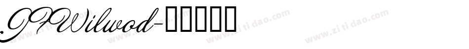 JFWilwod字体转换