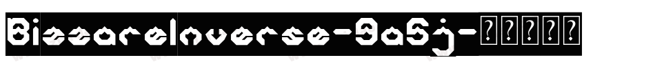 BizzareInverse-9a5j字体转换