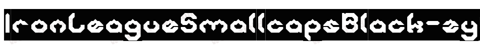 IronLeagueSmallcapsBlack-zy9a字体转换