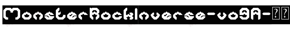MonsterRockInverse-vo9A字体转换 MonsterRockInverse-vo9A字体转换