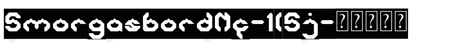 SmorgasbordNf-1l5j字体转换