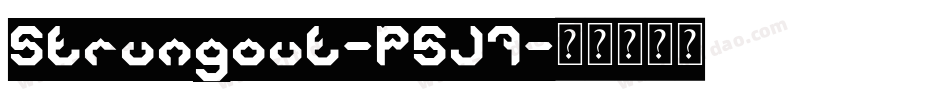 Strungout-P5J7字体转换 Strungout-P5J7字体转换