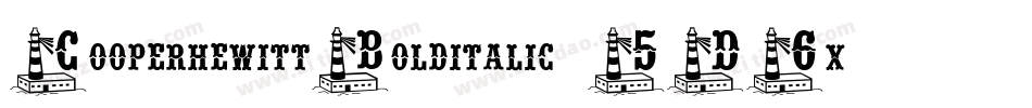 CooperhewittBolditalic-5D6x字体转换