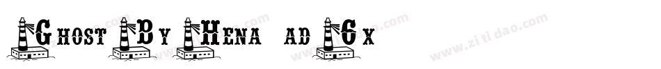 GhostByHena-ad6x字体转换