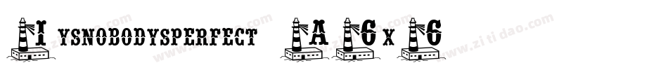 Iysnobodysperfect-A6x6字体转换