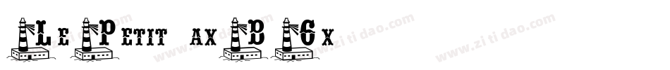 LePetit-axB6x字体转换