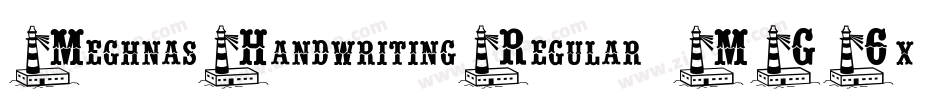 MeghnasHandwritingRegular-MG6x字体转换 MeghnasHandwritingRegular-MG6x字体转换