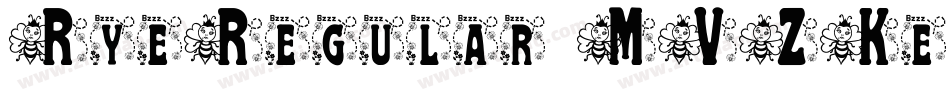 RyeRegular-MVZKe字体转换