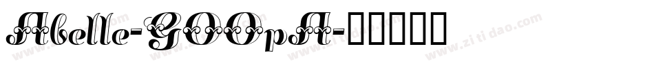 Abelle-GOOpA字体转换
