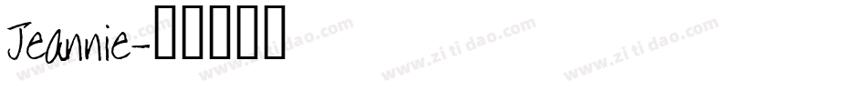 Jeannie字体转换