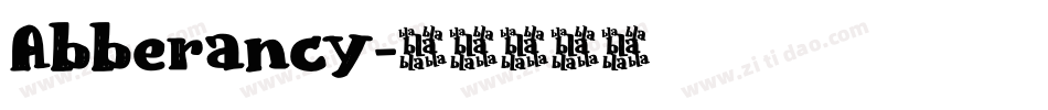 Abberancy字体转换
