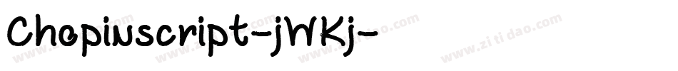 Chopinscript-jWKj字体转换