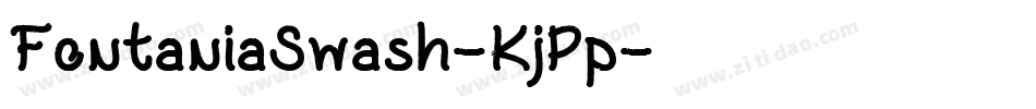 FontaniaSwash-KjPp字体转换