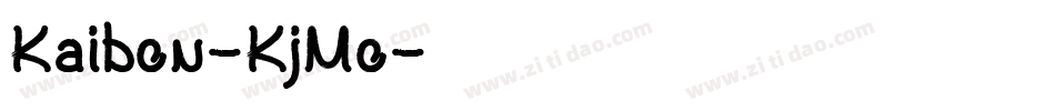 Kaibon-KjMo字体转换
