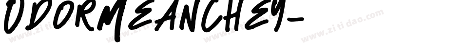 OdorMeanChey字体转换