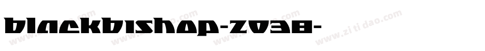 BlackBishop-Z038字体转换