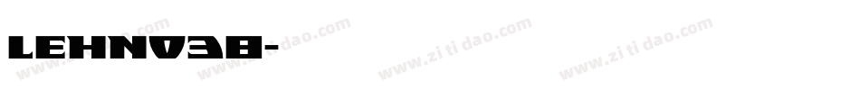 LEHN038字体转换