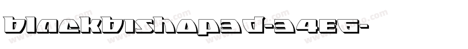 BlackBishop3D-34E6字体转换