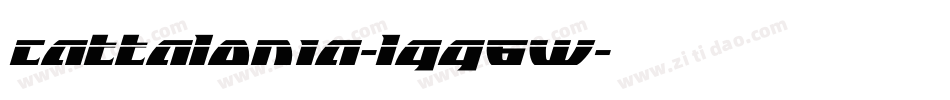 Cattalonia-lgg6w字体转换