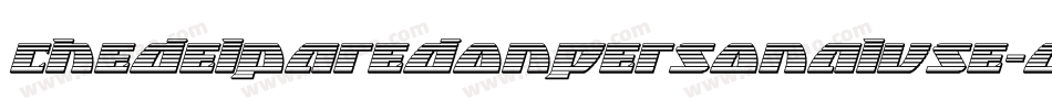 ChedelparedonPersonalUse-dGwg字体转换