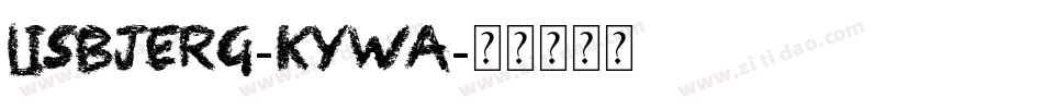 Lisbjerg-KYWA字体转换