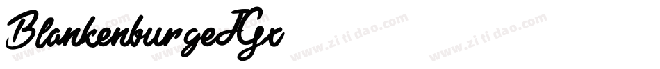Blankenburg-eJGx字体转换