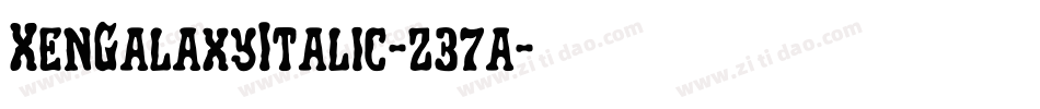 XenGalaxyItalic-z37a字体转换