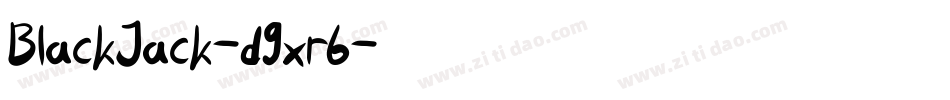 BlackJack-d9xr6字体转换