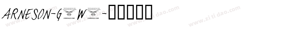Arneson-g3w6字体转换