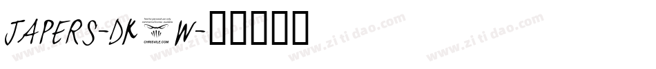Japers-DK3W字体转换