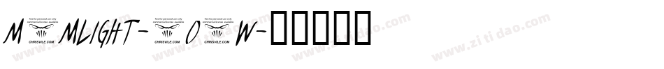 M2MLight-7o3w字体转换 M2MLight-7o3w字体转换