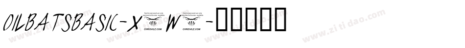 OilbatsBasic-x3W8字体转换